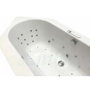 Sechseck Whirlpool Sanibay Avellino, 200x90cm, mit Whirlpoolsystem MAXI DELUXE