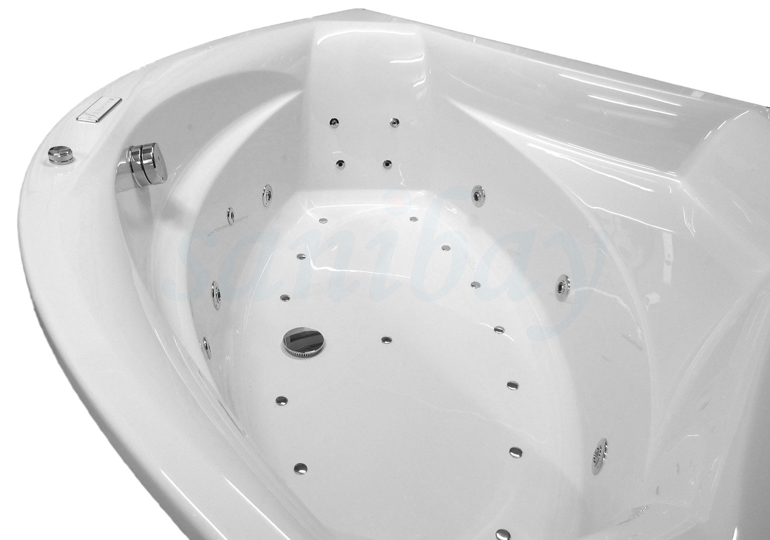 Beispiel 2 Badewanne mit Whirlpool Comfort